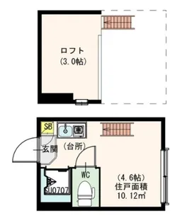 DHG快【1階】の間取り