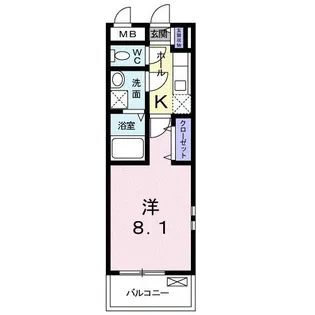 ジャラン チャンティック【3階】の間取り