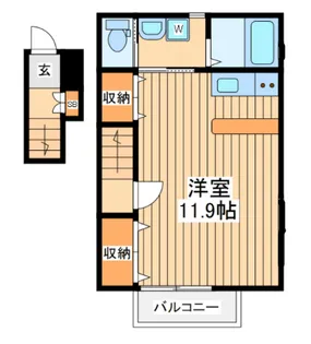 スプランディード【2階】の間取り