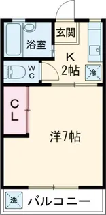 フジハイツ【2階】の間取り