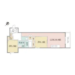 (シニア限定)ヘーベルVillageひばりが丘~ヘーベルヴィレッジひば【3階】の間取り