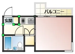 ベル天満【5階】の間取り
