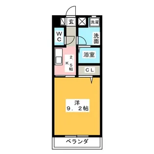 シャンベール.u【2階】の間取り