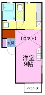 ウェルヴィラ・ヤナゼ【1階】の間取り