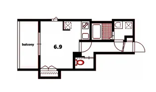 ラガール生麦【2階】の間取り