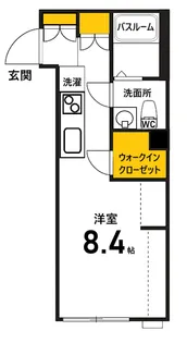COLLINA向洋中町【1階】の間取り