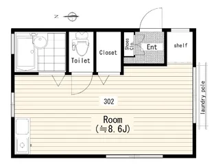 EAST ONE【3階】の間取り