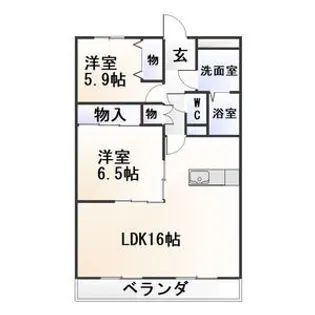 フォーカルポイント【4階】の間取り