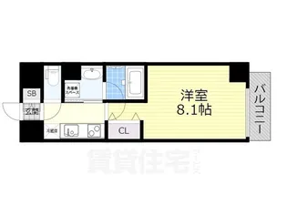 レジデンシア マルノウチ ノース【3階】の間取り