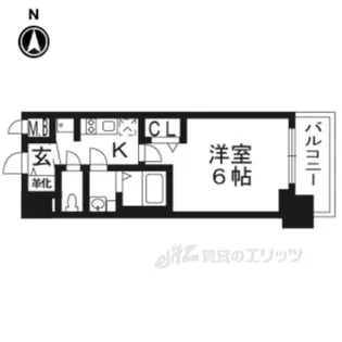 プレサンスTHEKYOTO彩美【2階】の間取り