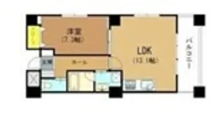 パークビュー明石【7階】の間取り