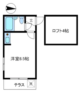 カオパレスNo.2【1階】の間取り