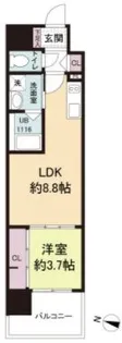 アーバイン比治山(旧:ヴィラ博丈比治山)【5階】の間取り
