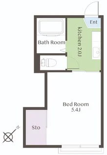 フジハイム【1階】の間取り