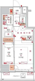 (仮称)高島平THE GARDENレジデンス【4階】の間取り