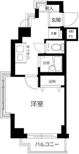 パークウェル下北沢【5階】の間取り