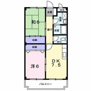 プラテアM【2階】の間取り