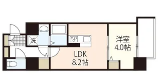 Mayfair田町Premium【7階】の間取り