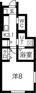Ixia III【1階】の間取り