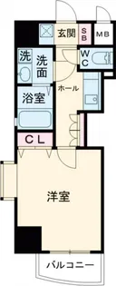 エステムコート神戸西【9階】の間取り