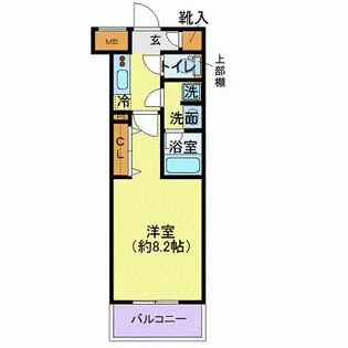 プレール・ドゥーク潮見II【4階】の間取り