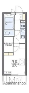 レオパレスマーブルパレス【2階】の間取り