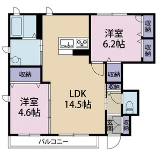 Espoir大宮【1階】の間取り