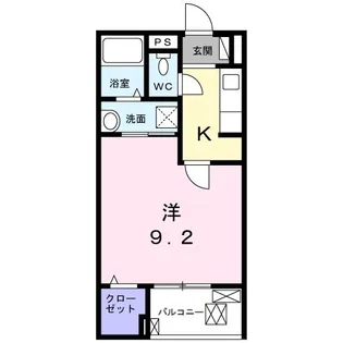 レジデンス セイバリー【3階】の間取り