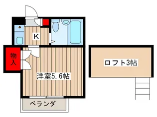 ハイツひらまつ十条【2階】の間取り
