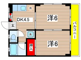 前田第1マンション【3階】の間取り