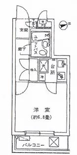 パラシオン椎名町【4階】の間取り