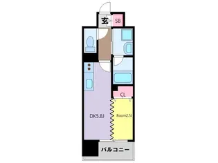 デザイナーズざ・片野【2階】の間取り