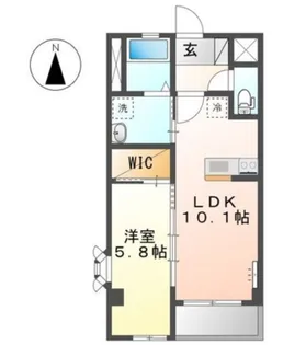 ボナール・ディアコート【5階】の間取り