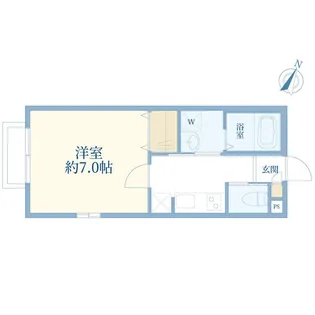エクセル成城【2階】の間取り