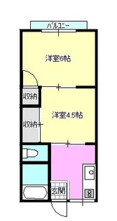 ハイツ土屋【2階】の間取り