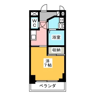 プレディアスタイル白川公園【4階】の間取り