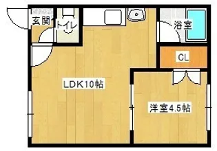 エルストファーゼ柳町II【1階】の間取り