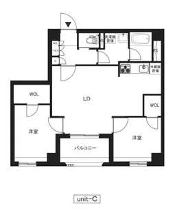 La Casa【2階】の間取り