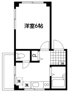 谷昭ハイツ【3階】の間取り