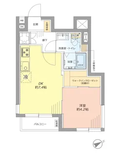 第2高円寺ダイヤモンドマンション【6階】の間取り