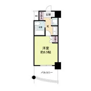 ジョイフル紫野【6階】の間取り