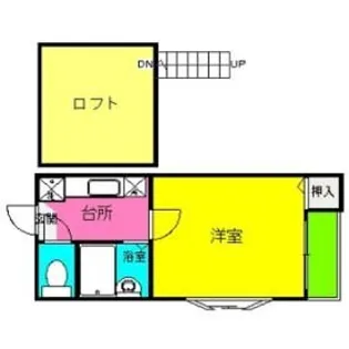 シャローム博多【1階】の間取り