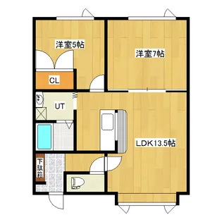 コーポTAR5【1階】の間取り