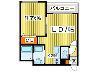ノースウインド12【4階】の間取り