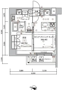 ARCOBALENO HASUNEII【2階】の間取り