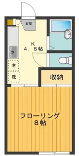 ハピネス【1階】の間取り
