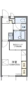 レオパレスジョルディン 天橋立【1階】の間取り
