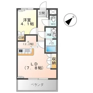 クレセント(CRESCENT)【1階】の間取り