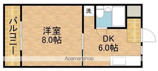 ハイツ天龍I【2階】の間取り