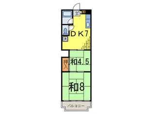 第2ヒカリマンションの間取り
